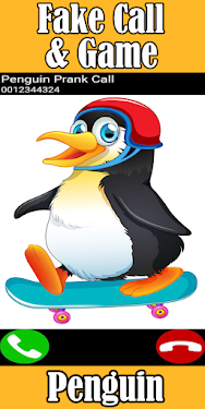 #4. Fake Call Penguin Game (Android) By: Celebrity Next Door