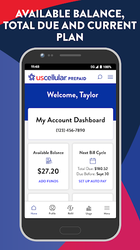 My UScellular Prepaid Screen 2
