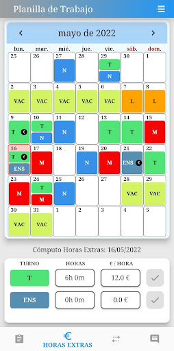 Planilla de Trabajo Screen 2