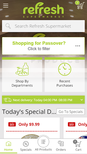 Android application Refresh Supermarket screenshort