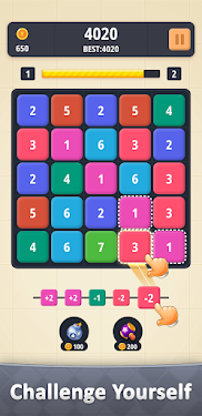 #3. NIMP - Number Infinity Merge Puzzle (Android) By: Refreshing Games