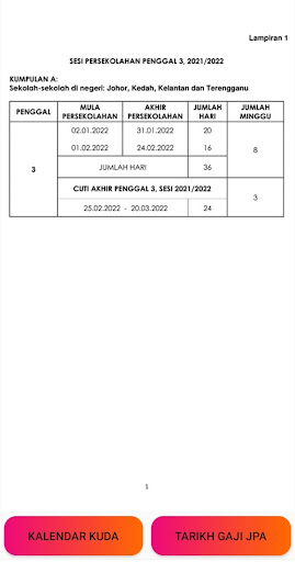 Kalendar Kuda 2022 Screen 3