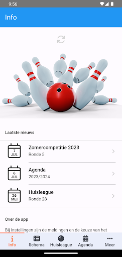 Android application Woerdense Bowling Vereniging screenshort