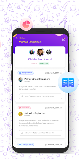Android application NIMS School Diary screenshort
