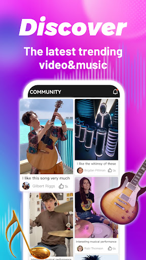 Android application Donner Music screenshort