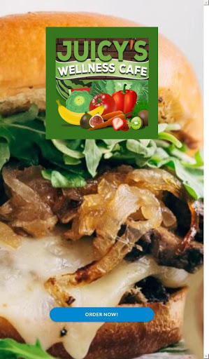 Android application Juicy's Wellness Cafe screenshort