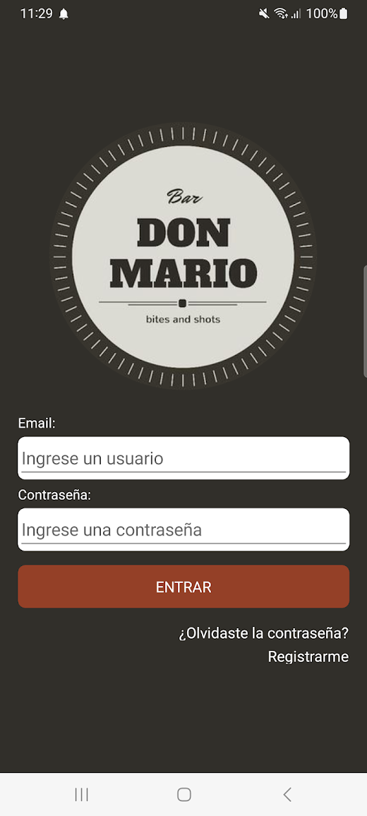 Android application Don Mario screenshot