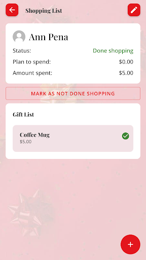My Christmas List Helper Screen 3
