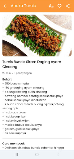 Aneka Resep Rumahan Screen 2