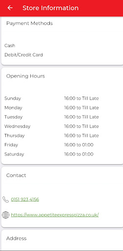 Appetite Express Screen 3