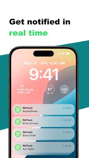 WaTrack: Online Chat Tracker Screen 2