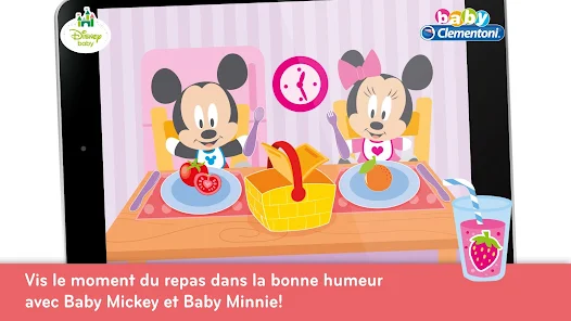 Baby minnie - peluche premières activités Clementoni