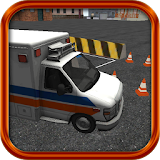 Ambulance Parking 3D 2015 icon