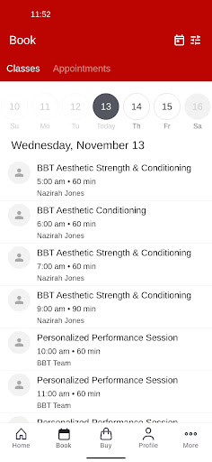 BBT Fitness Screenshot 2 - AppWisp.com