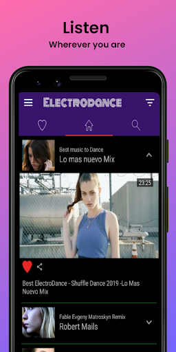 Android application Electro Dance Music Videos screenshort