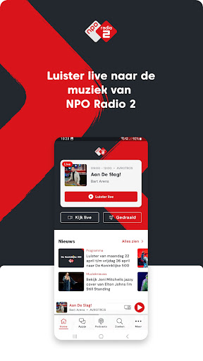 Android application NPO Radio 2 screenshort