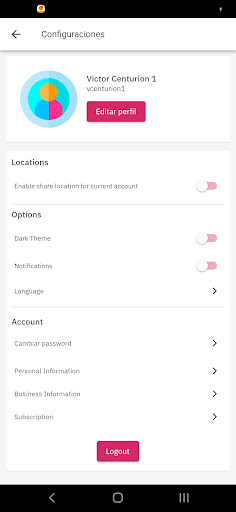 Android application Synapse [test] screenshort