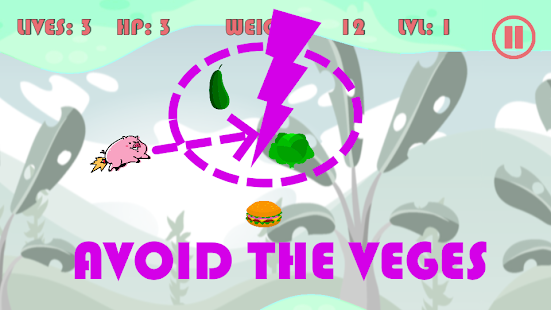 Glutton Pig - Avoid the vegetables! Eat good stuff 0.8.5 APK screenshots 2