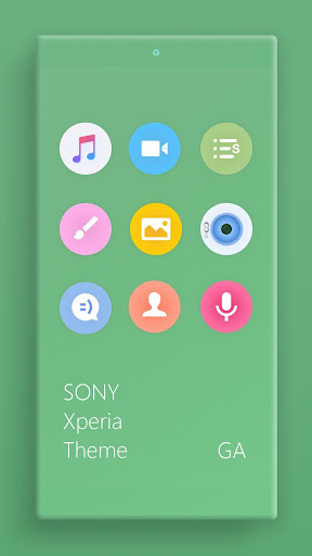 COLOR™ Theme | GREEN - Xperia Screen 2