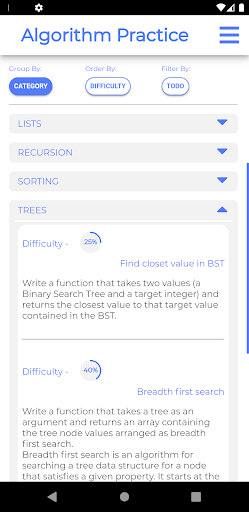 Algorithm Practice Pro Screen 2