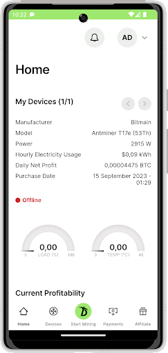 Crypto Mining (ASIC Miner) Screen 3