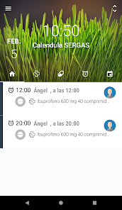 Screenshot 1 Calendula SERGAS android