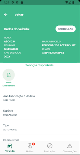 Meu Detran CE Screenshot 4 - AppWisp.com