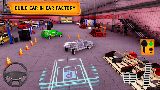 Android application Car Factory Parking Simulator screenshort