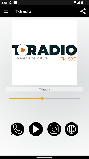 Android application TOradio screenshort