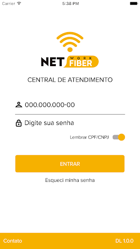 Android application NetFiber Online screenshort