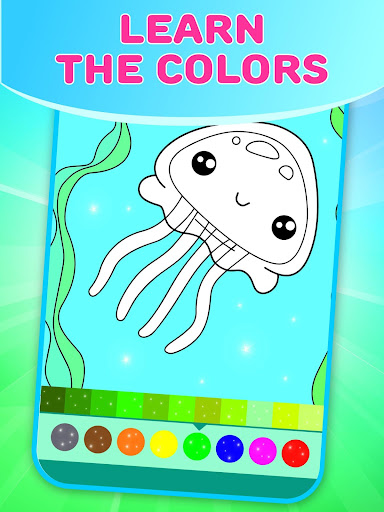 Flower Magic Color-kids coloring book with animals 3.9 screenshots 4