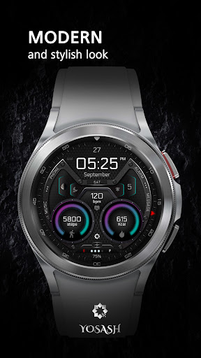 A370 Neon Watch Face - YOSASH Screen 2