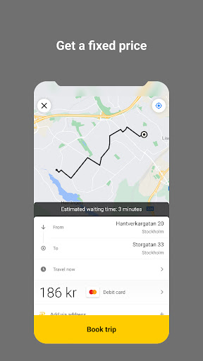 Taxi Cabonline Screen 2