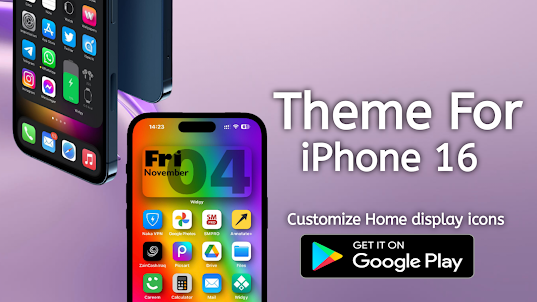 iPhone 16 theme and launcher