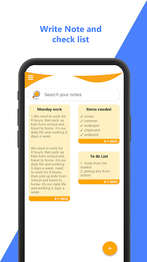 Notepad for Samsung Galaxy Screen 3