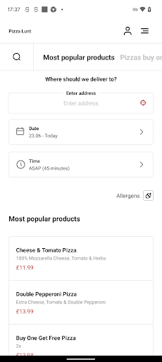 Pizza Lunt Screen 3