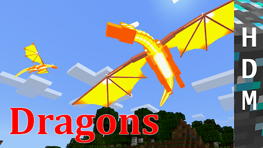 Android application Dragon mod for Minecraft PE screenshort