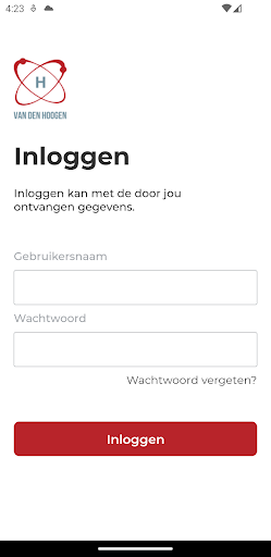 Android application Van den Hoogen screenshort