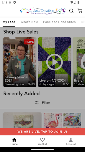 Screenshot of Sew Creative Ashland