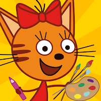 Kid-E-Cats: Draw & Color Games