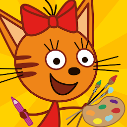 Три Кота: Раскраска для детей Mod Apk