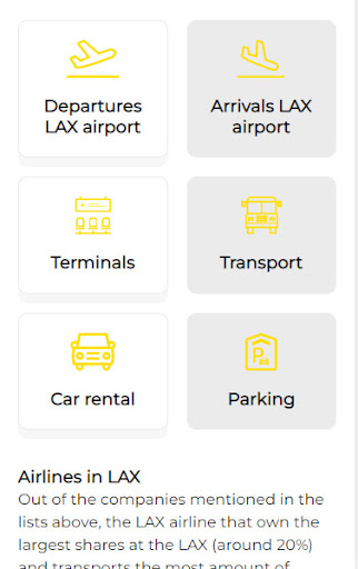 Guide to airlines based in LAX