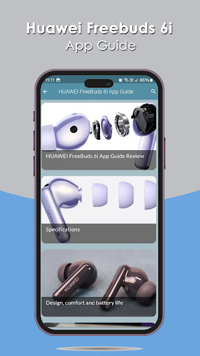 HUAWEI FreeBuds 6i App Guide