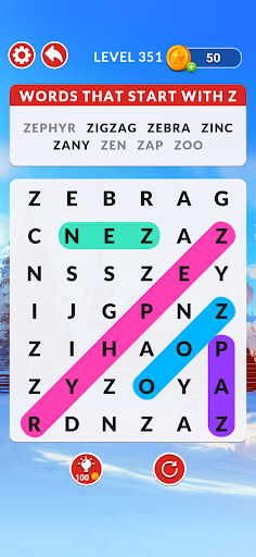 Word Search Scenery:Word Game - Screenshot 4