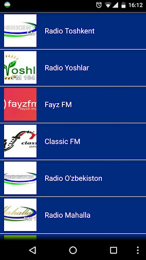 Radio Uzbekistan Screen 2