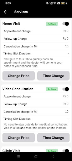 Global Pharma Doctor Admin Screen 3