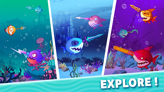 Fish.IO APK Mod Apk Download For Android V.1.6.2 MOD (Menu, Energy, Size, Speed) Gallery 2