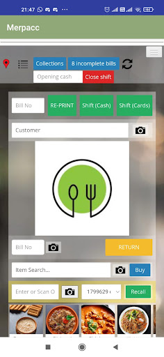 Merpacc mPOS Screen 2