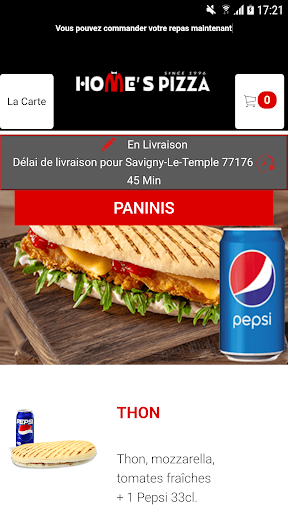 HOME S PIZZA Screen 3