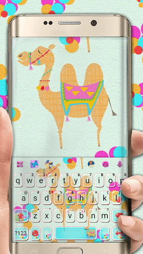 Android application Dainty Cartoon Camel Keyboard screenshort
